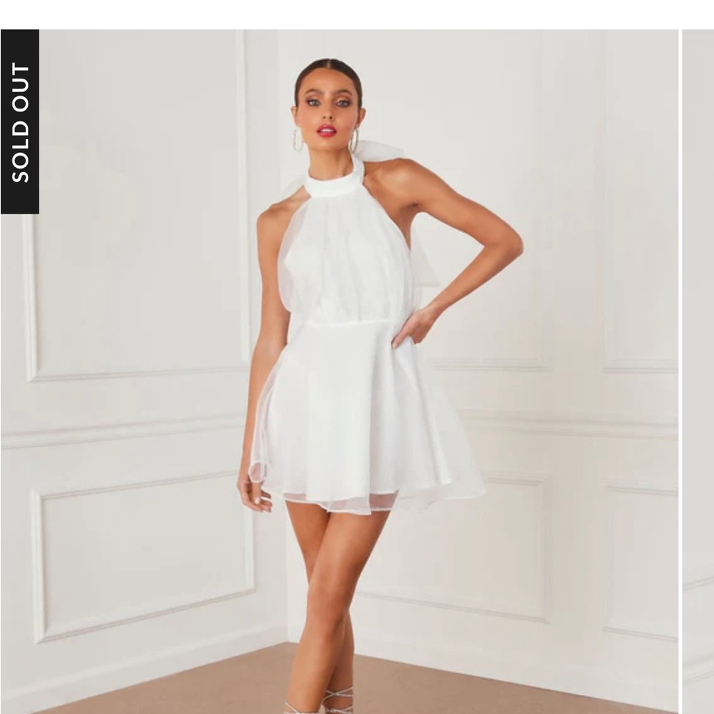 VICI white tulle dress